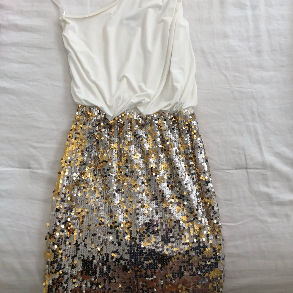 Sequenced Ivory dress